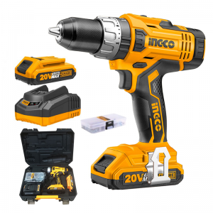 Perceuse Visseuse Sans Fil 20V Double Batterie INGCO CIDLI2003 - Ve...