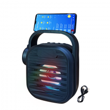 Haut Parleur Bluetooth avec LED Lampe Portable Rechargeable KBS-6020 Noir