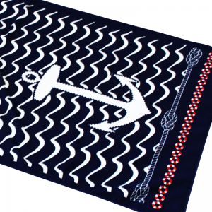 Serviette Plage Bleu Blanc SP-BLW - Vente en Ligne sur Last Price T...