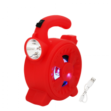 Haut Parleur Bluetooth avec LED Lampe Portable Rechargeable X-BASS KBS-6029 Rouge