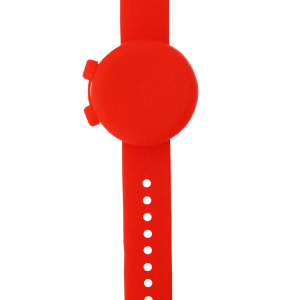 Bracelet Distributeur Rouge de Gel Désinfectant + Bouteille de rech...