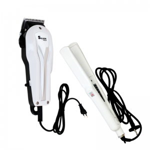 Pack de Beauté : Tondeuse Cheveux SILVER TECH + Plaque Cheveux 450°...