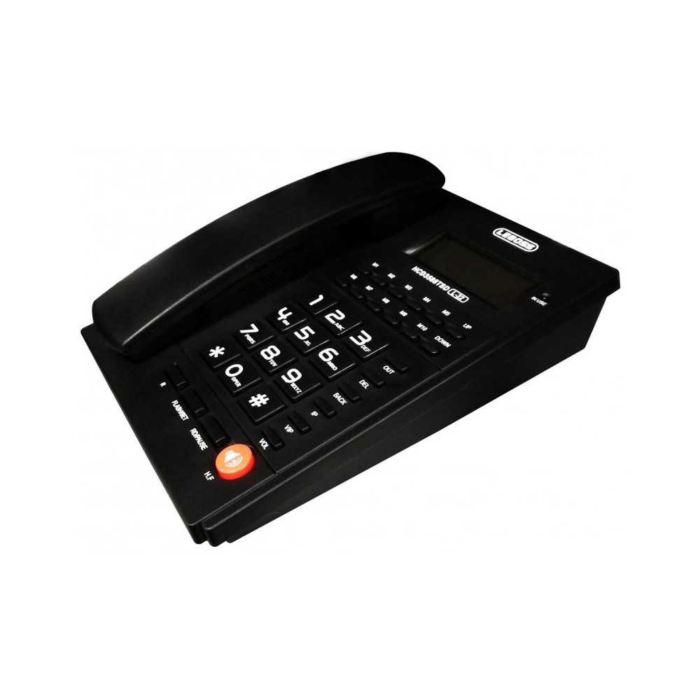 Téléphone Fixe Filaire LEBOSS HCD3588TSD L-12B Noir - Vente en Lign
