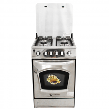 Cuisinière à Gaz 4Feux INOX avec Tourne Broche STARONE SO-50IR-2018