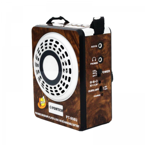 Radio FM MP3 Rechargeable POWTECH PT-908M132 Marron - Vente en Lign...