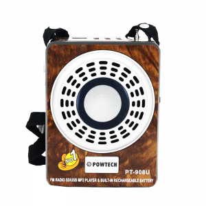 Radio FM MP3 Rechargeable POWTECH PT-908M132 Marron - Vente en Lign...