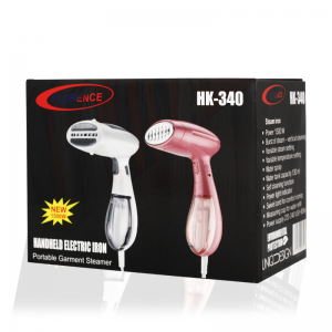 Fer à Repasser à Vapeur 1500W Portable FLORENCE HK-340 Rose - Vente... Fer à Repasser à Vapeur 1500W Portable FLORENCE HK-340 Rose - Vente...