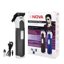 Tondeuse Cheveux et Barbe Sans Fil Rechargeable NOVA NHC-6013 Gris