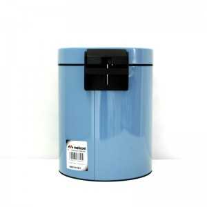 Poubelle Métal 5Litres avec Seau Plastique MELICONI Bleu - Vente en... Poubelle Métal 5Litres avec Seau Plastique MELICONI Bleu - Vente en...