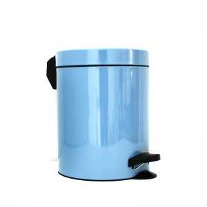 Poubelle Métal 5Litres avec Seau Plastique MELICONI Bleu - Vente en... Poubelle Métal 5Litres avec Seau Plastique MELICONI Bleu - Vente en...