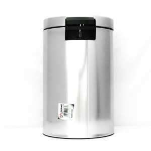 Poubelle Métal 14Litres avec Seau Plastique MELICONI Silver - Vente... Poubelle Métal 14Litres avec Seau Plastique MELICONI Silver - Vente...