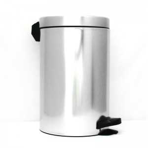 Poubelle Métal 14Litres avec Seau Plastique MELICONI Silver - Vente... Poubelle Métal 14Litres avec Seau Plastique MELICONI Silver - Vente...