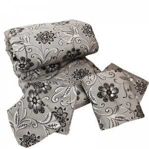 Couvre Lit 2Places Avec 2Taie D’oreiller et 2Coussins Gris - Vente ... Couvre Lit 2Places Avec 2Taie D’oreiller et 2Coussins Gris - Vente ...